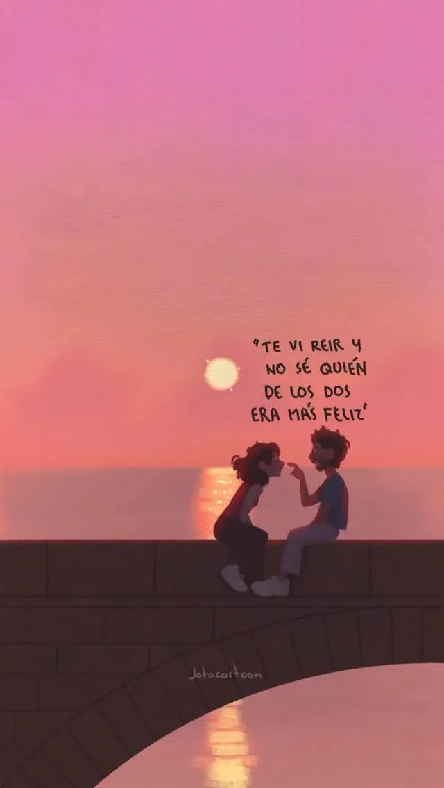 Quién de los dos era más feliz ✨ Créditos a @jotacartoon ✍
