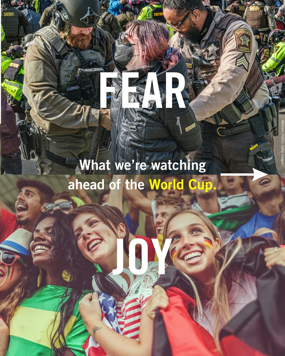 Watching #FIFAWorldCup this year? Here's what we're watching ahead of the #WorldCup in the host countries. #HumanityMustWin ✊