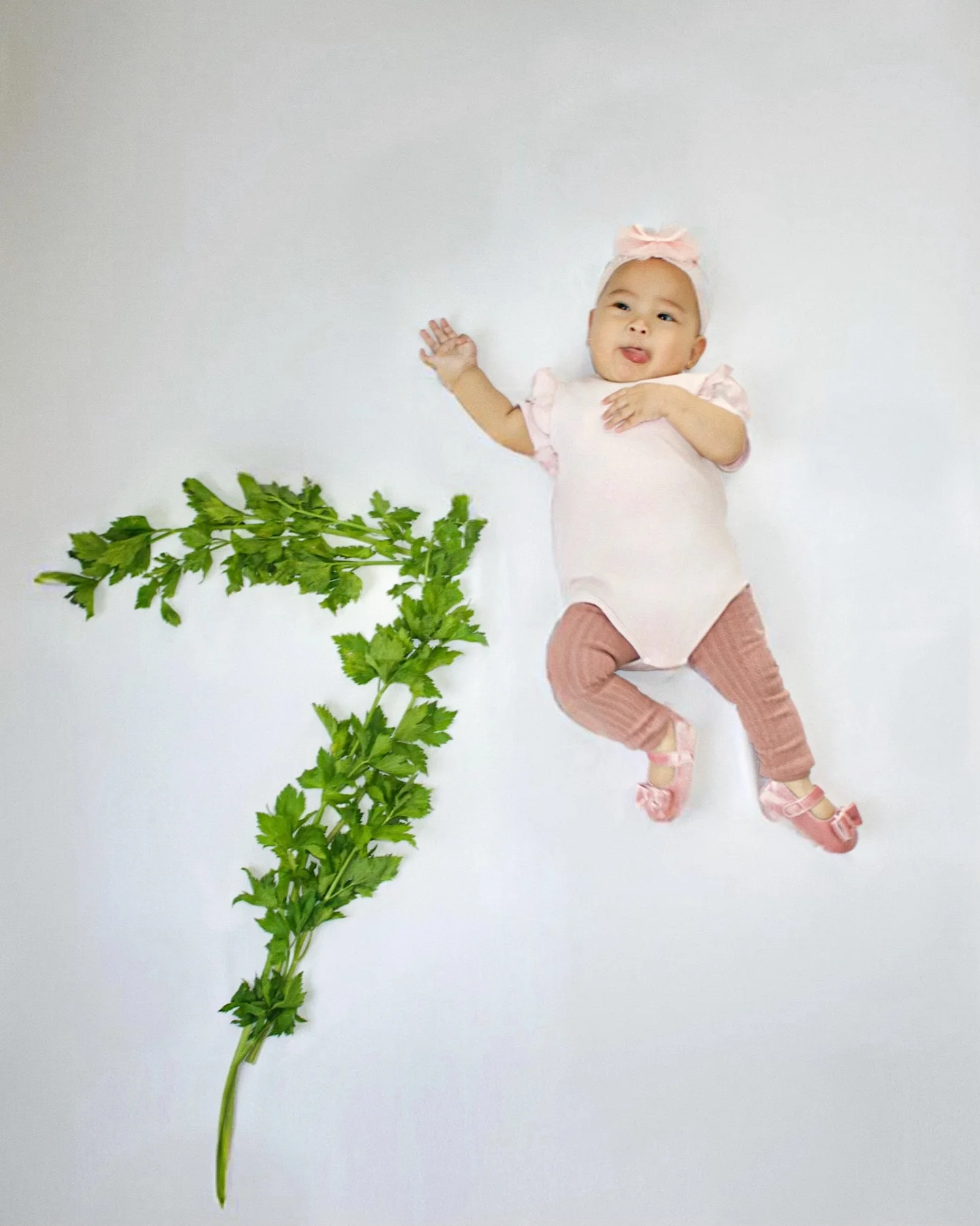 Tema daun sop karna hampir setiap hari masak MPASI pakai daun sop supaya wangi❤️