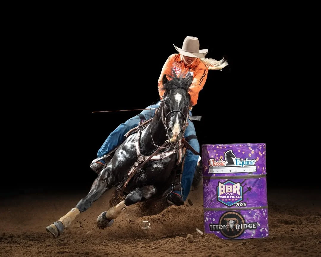 Is it BBR World Finals week yet? CINCH @cinchjeans BEMER 〽️ @bemerhorseset PURINA ❤️‍ @purinaperformancehorse CLASSIC EQUINE @_classicequine HART TRAILER ❤️ @officialharttrailer SIGNATURE QUARTERS @signaturequarters FAR...