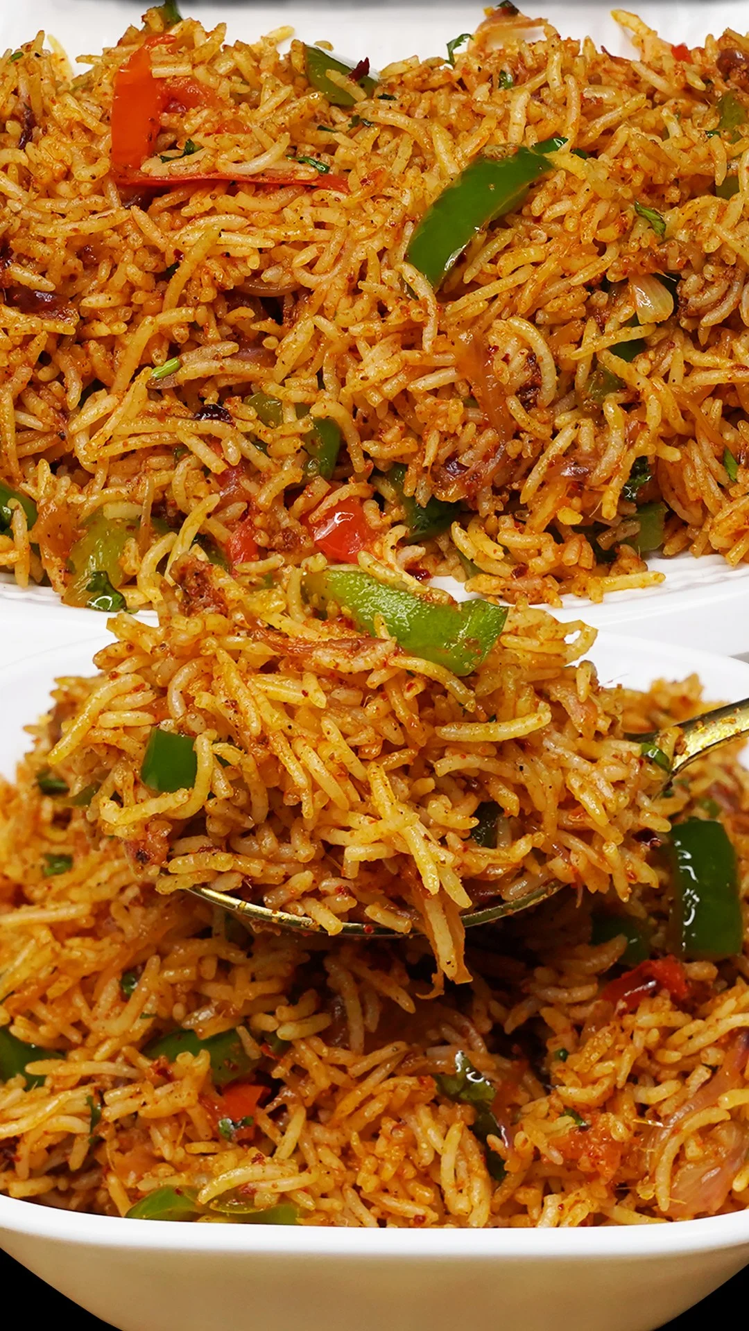 குடைமிளகாய் சாதம் | Capsicum Rice #capsicum #rice #easyrecipes #easycooking #indianfood #tasty #lunchrecipes #reels #recipes #masala #favoritefood