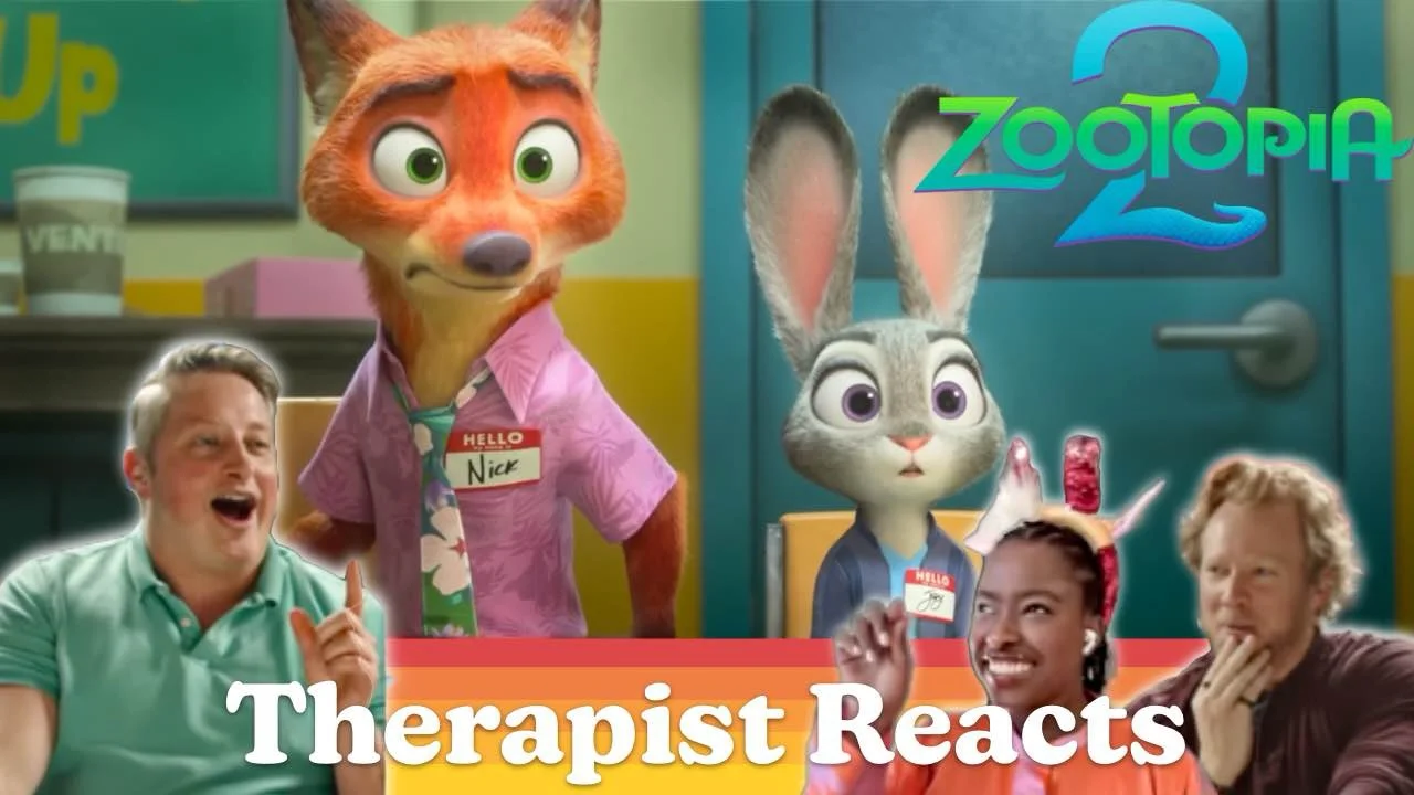 How do very different people develop healthy partnerships? Watch Therapist Reacts to ZOOTOPIA 2 with guest Amanda Gorman on YouTube now! #cinematherapy #therapy #film #zootopia #disney