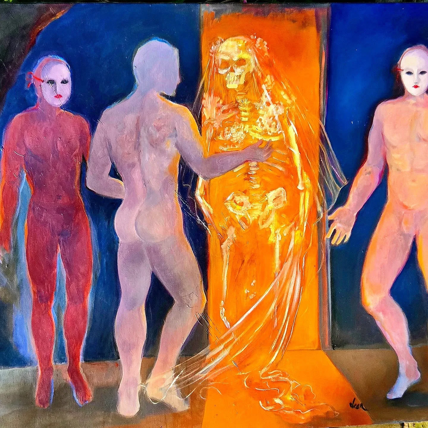 Wedding Night..oil on canvas 116cmx89cm